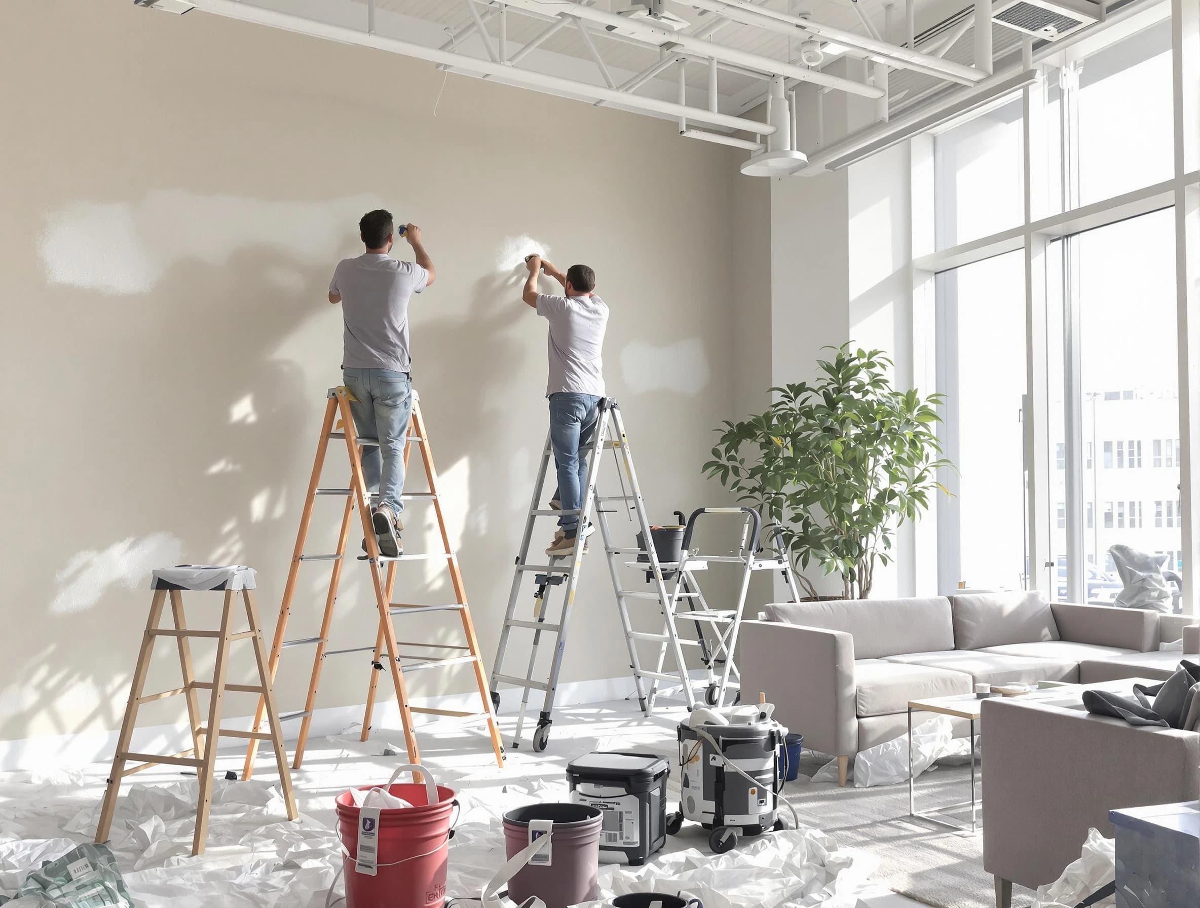 North Ridgeville House Painters delivering commercial painting services in North Ridgeville, OH