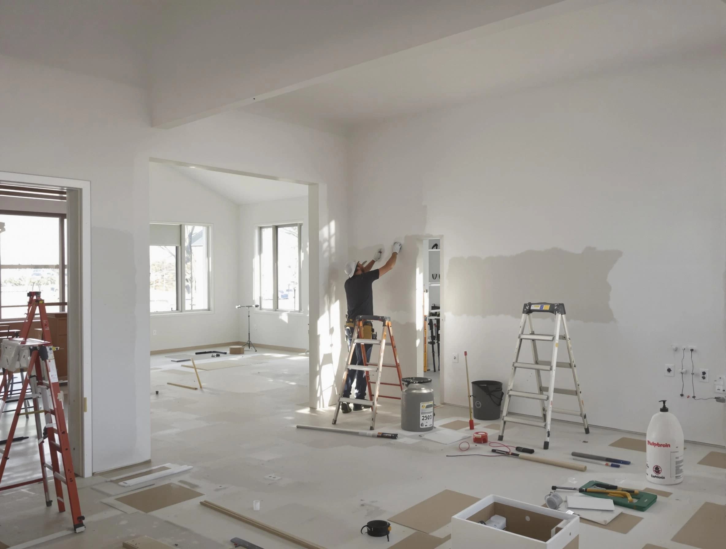 Detailed drywall installation with North Ridgeville House Painters in North Ridgeville